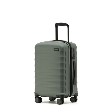 Tosca-Interstellar-4w-53cm-Carry-On-Suitcase-Moss-Front-Angle