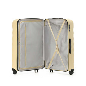 Tosca-Interstellar-4w-79cm-Large-Suitcase-Yellow-Open