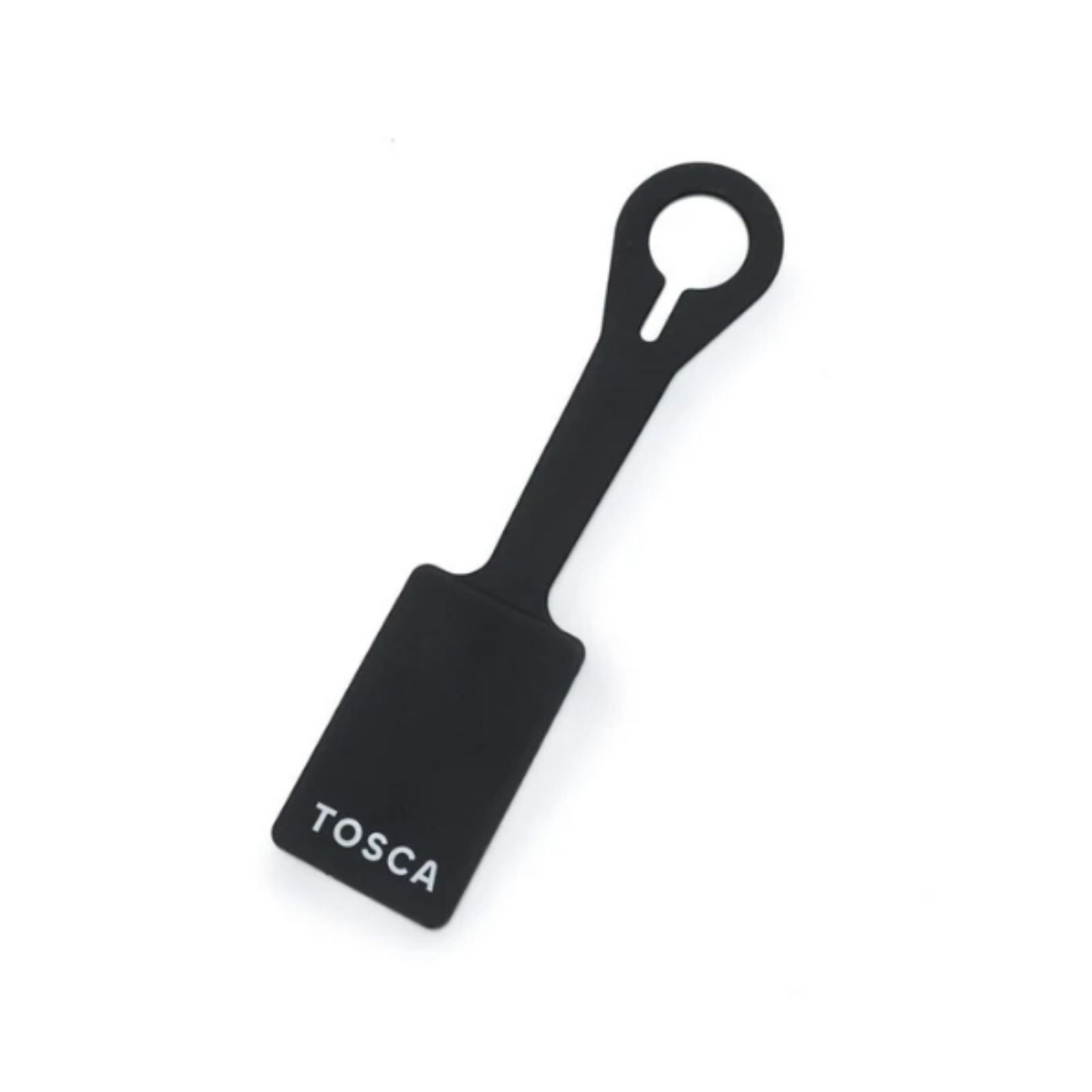 Tosca-Silicone-Luggage-Tag-Black