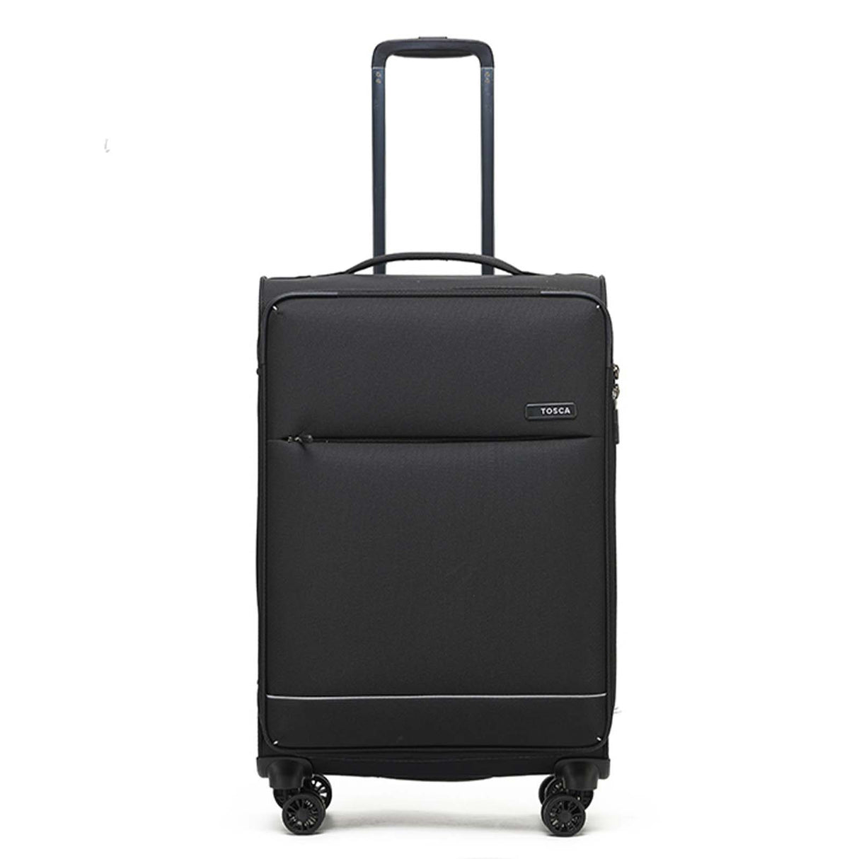 Tosca-So-Lite-4w-67cm-Medium-Suitcase-Black-Front