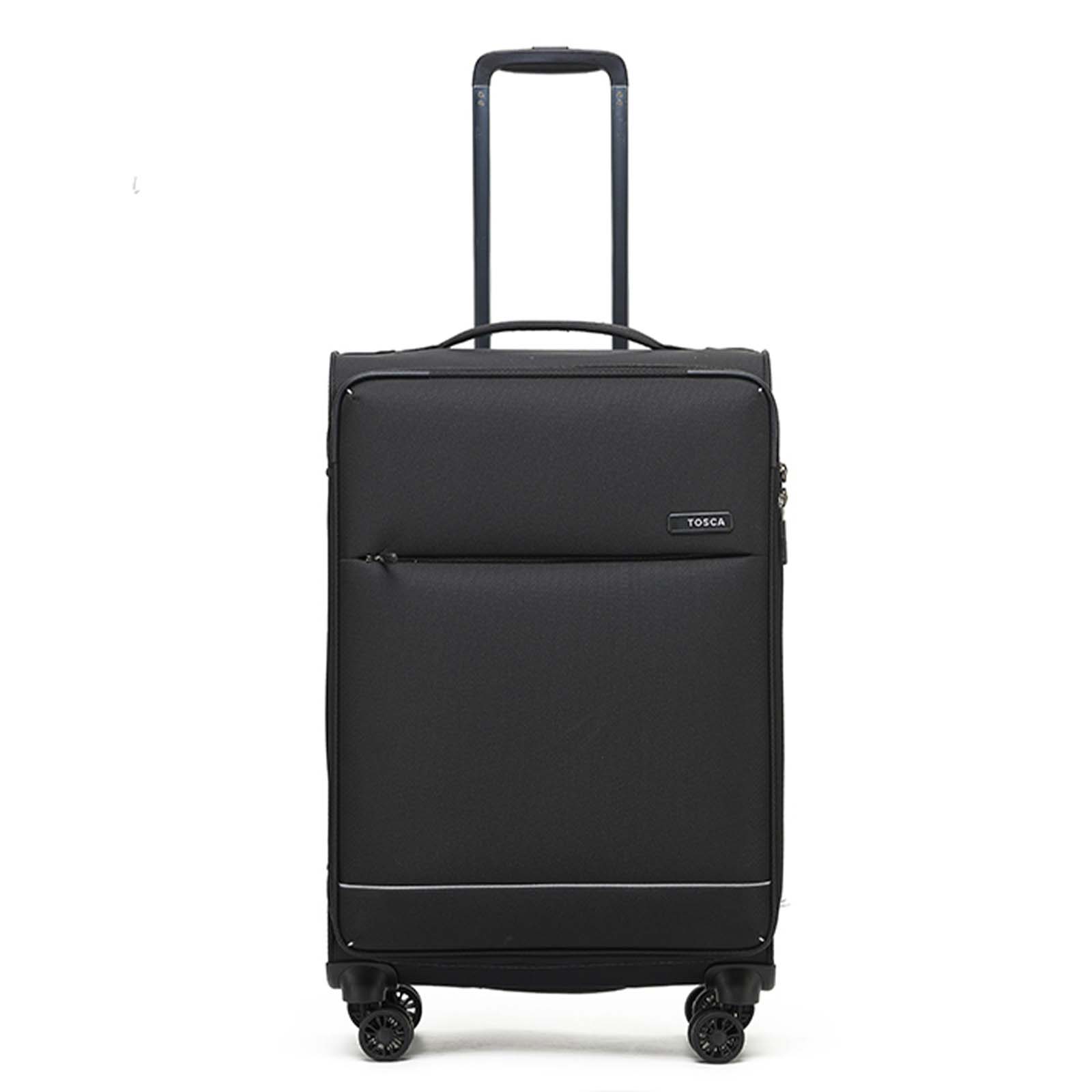 Tosca-So-Lite-4w-67cm-Medium-Suitcase-Black-Front