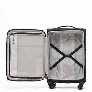 Tosca-So-Lite-4w-67cm-Medium-Suitcase-Black-Open