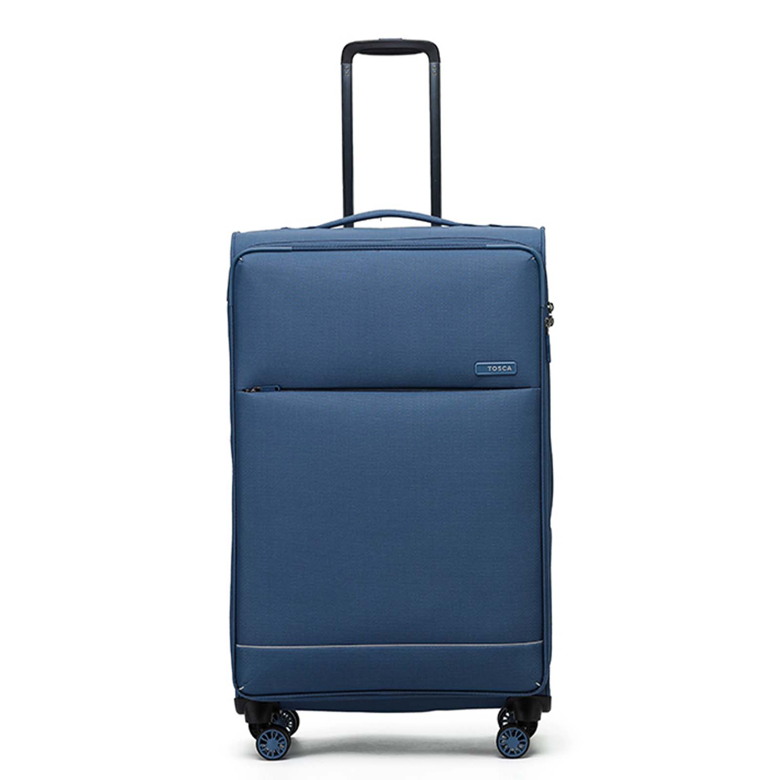Tosca-So-Lite-4w-79cm-Large-Suitcase-Blue-Front