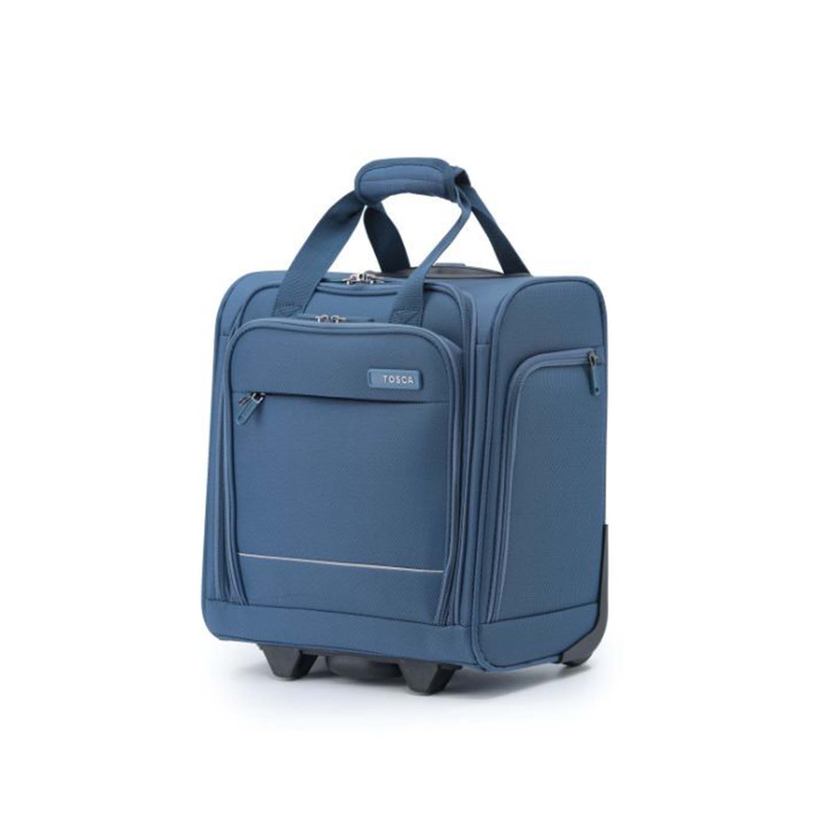Tosca-So-Lite-Carry-On-Under-Seat-Suitcase-Blue-Angle