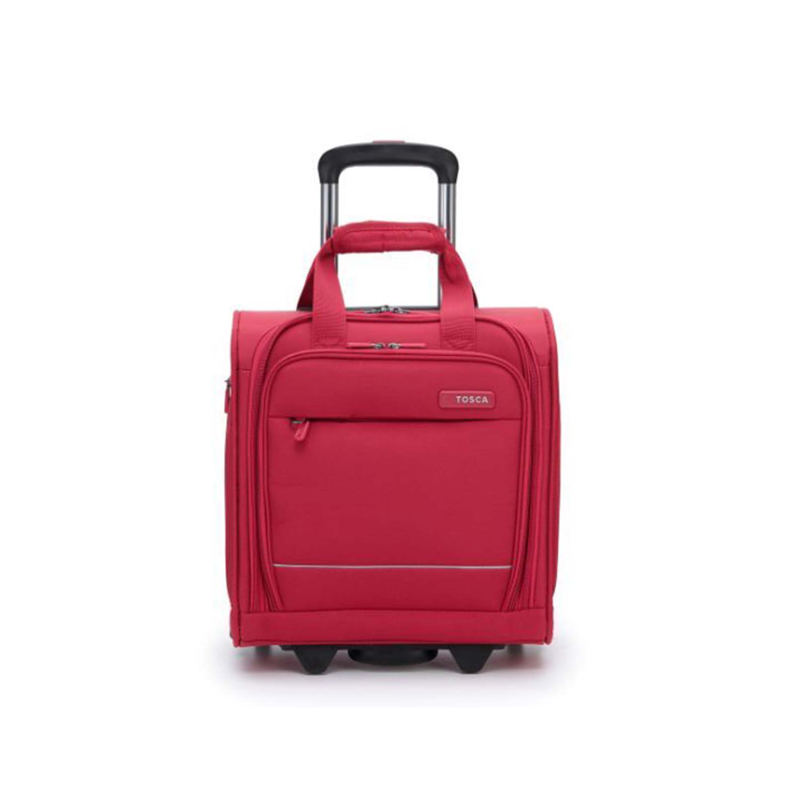 Tosca-So-Lite-Carry-On-Under-Seat-Suitcase-Red-Front