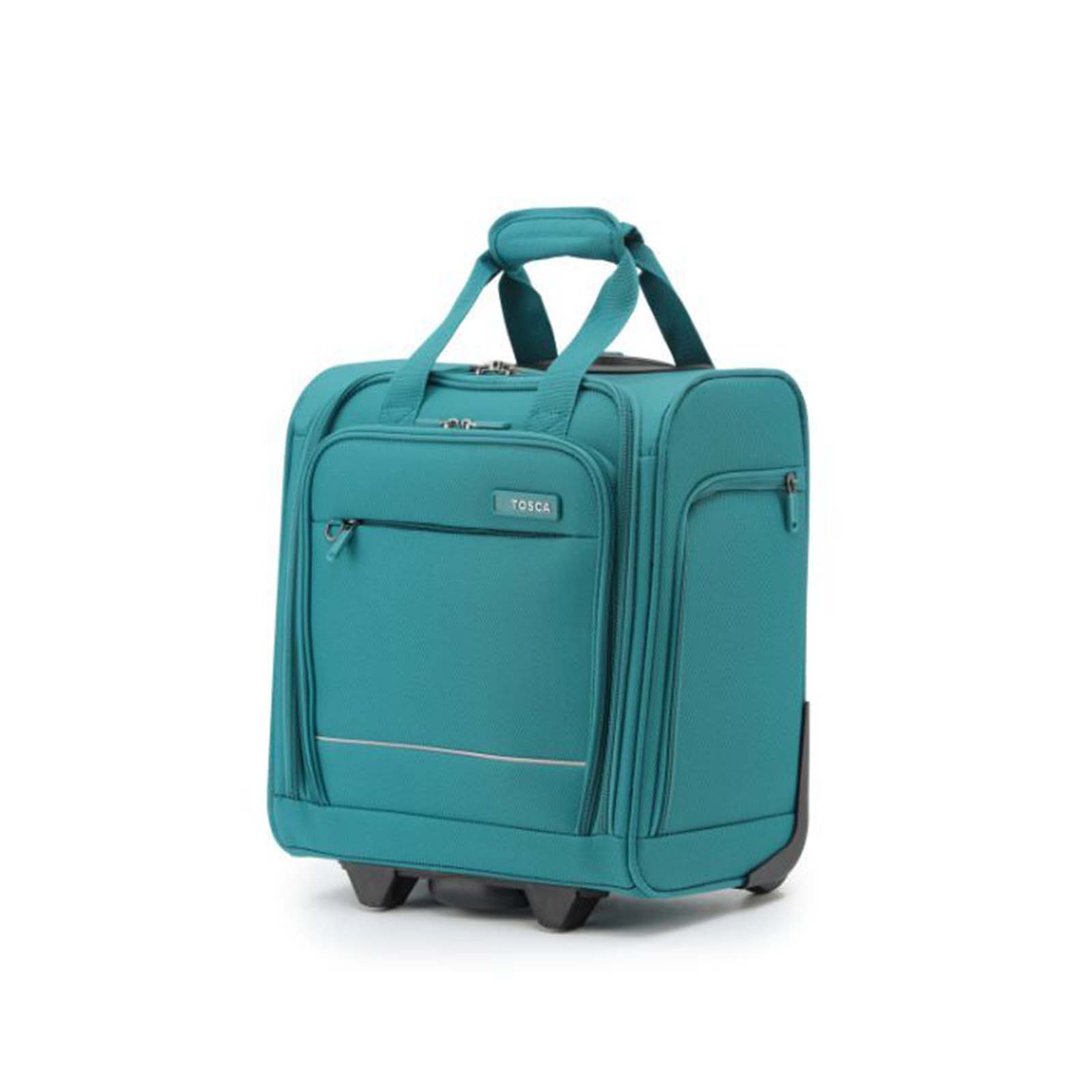Tosca-So-Lite-Carry-On-Under-Seat-Suitcase-Teal-Angle