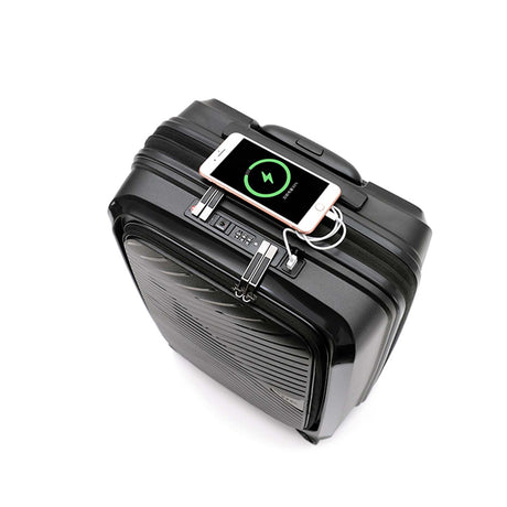 Tosca-Space-X-20-Inch-Laptop-Suitcase-Black-Charging-Top