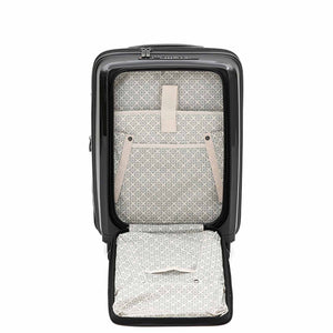 Tosca-Space-X-20-Inch-Laptop-Suitcase-Black-Open-Front