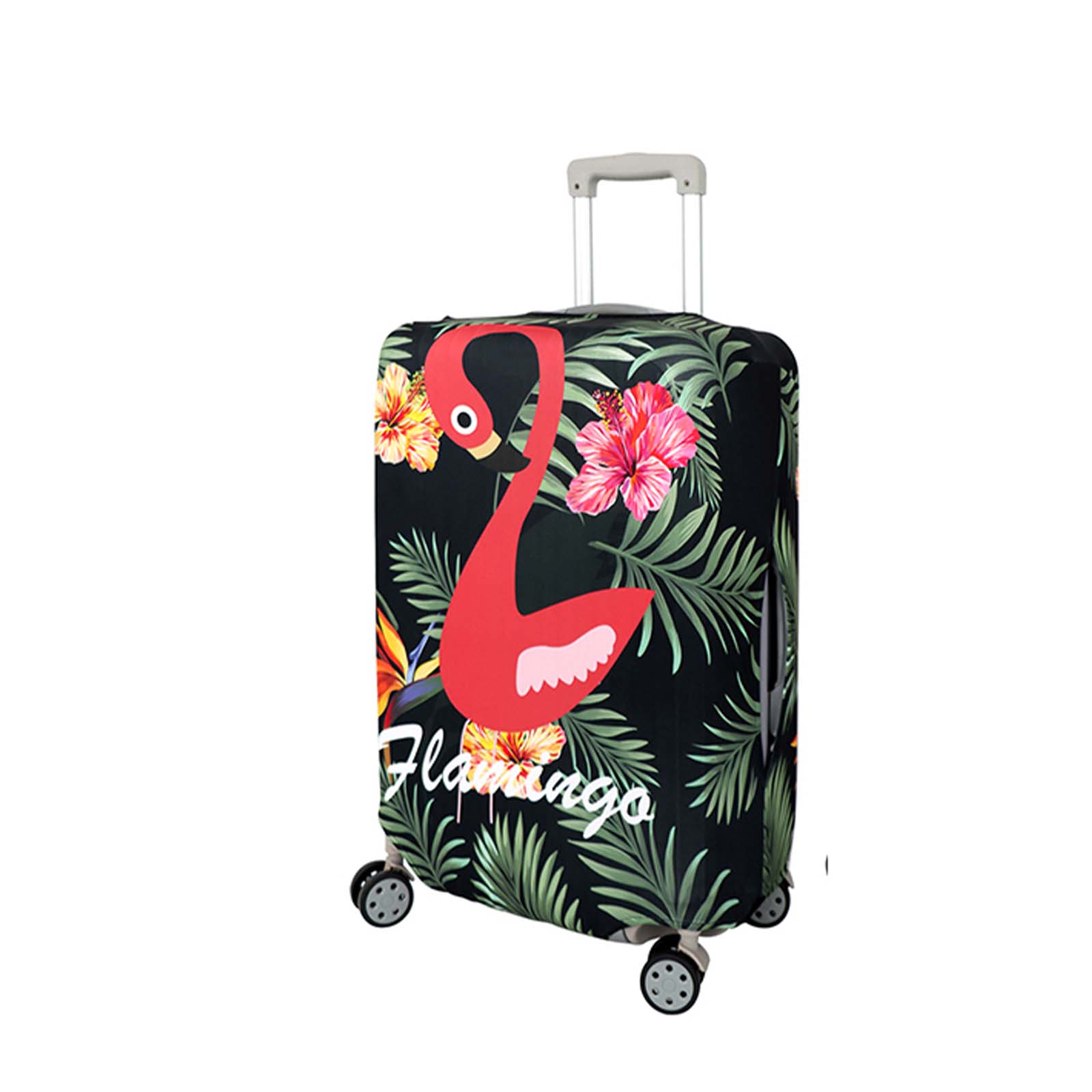 Tosca-Spandex-Luggage-Cover-M-Flamingo