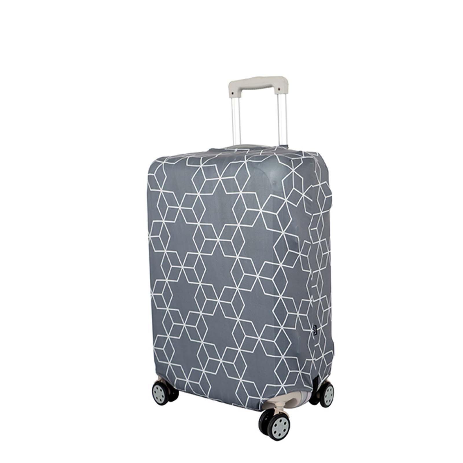 Tosca-Spandex-Luggage-Cover-M-Geometric