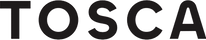 Black 'TOSCA' logo on a white background
