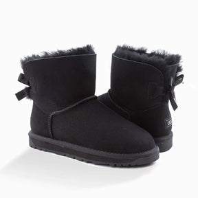 Ugg-Boots-Classic-Mini-Bailey-Bow-Black-Pair