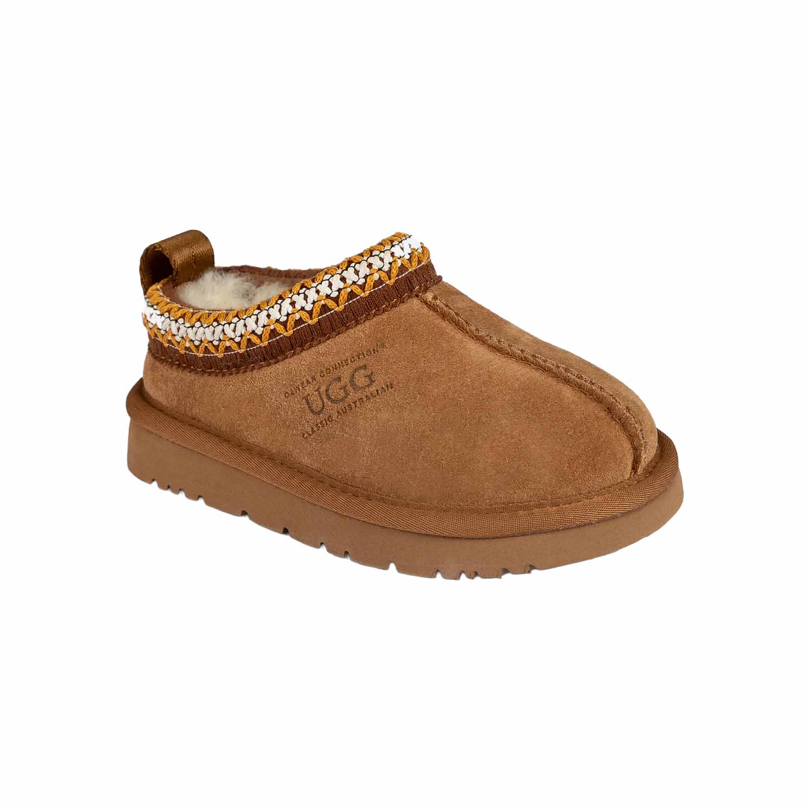 Ugg-Kids-Sydney-Slipper-Chestnut-Front