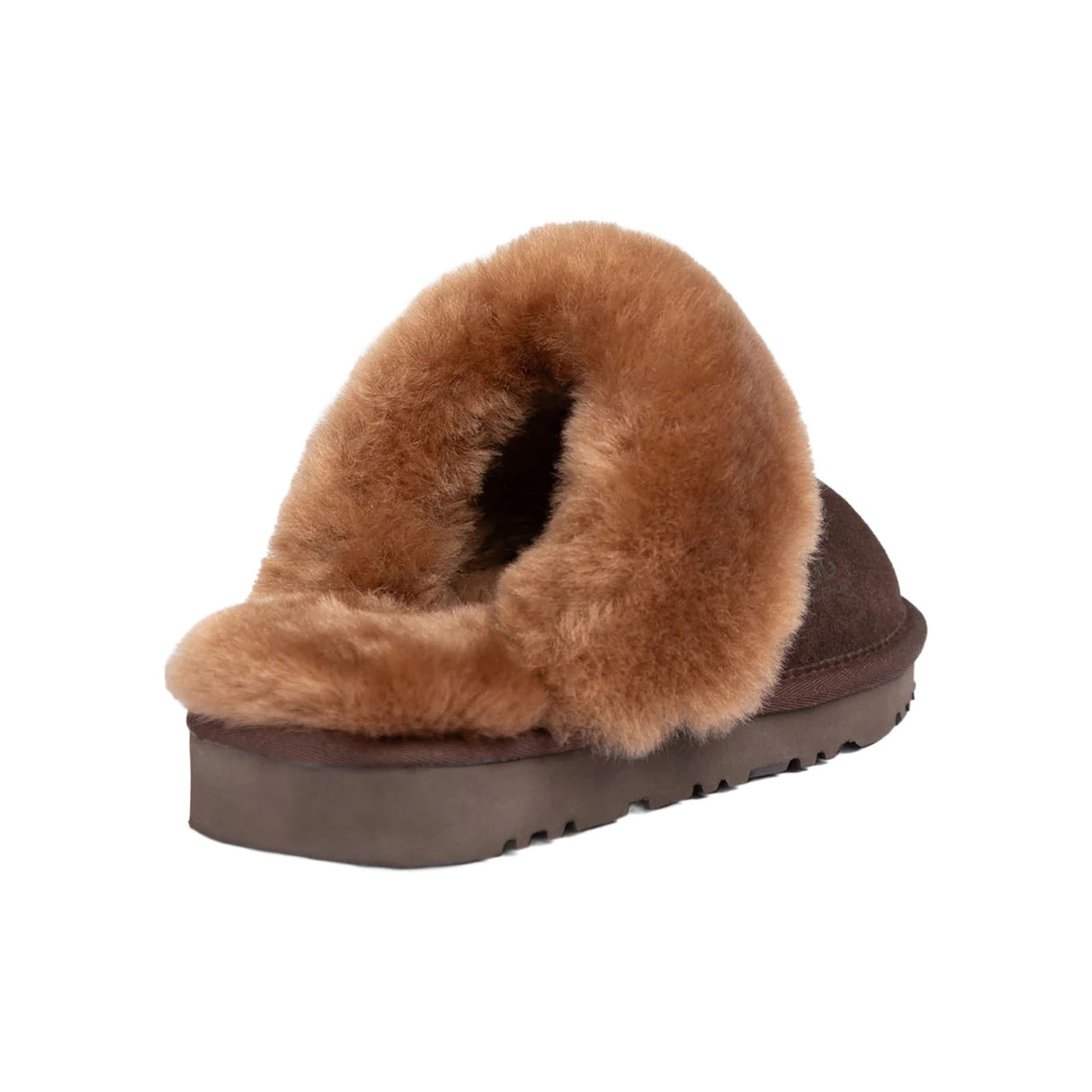Ugg-Slipper-Unisex-Scuffette-Chocolate-Back