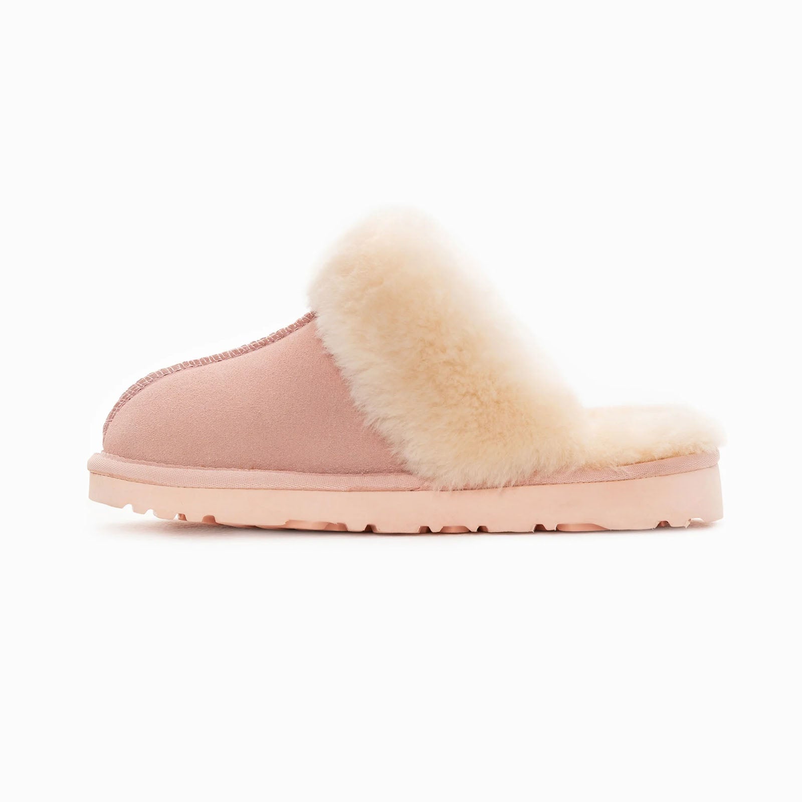 Ugg-Slipper-Unisex-Scuffette-Pink-Side