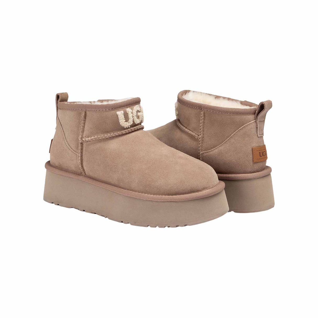 Ugg-Ultra-Mini-Knit-Platform-Brown-Pair