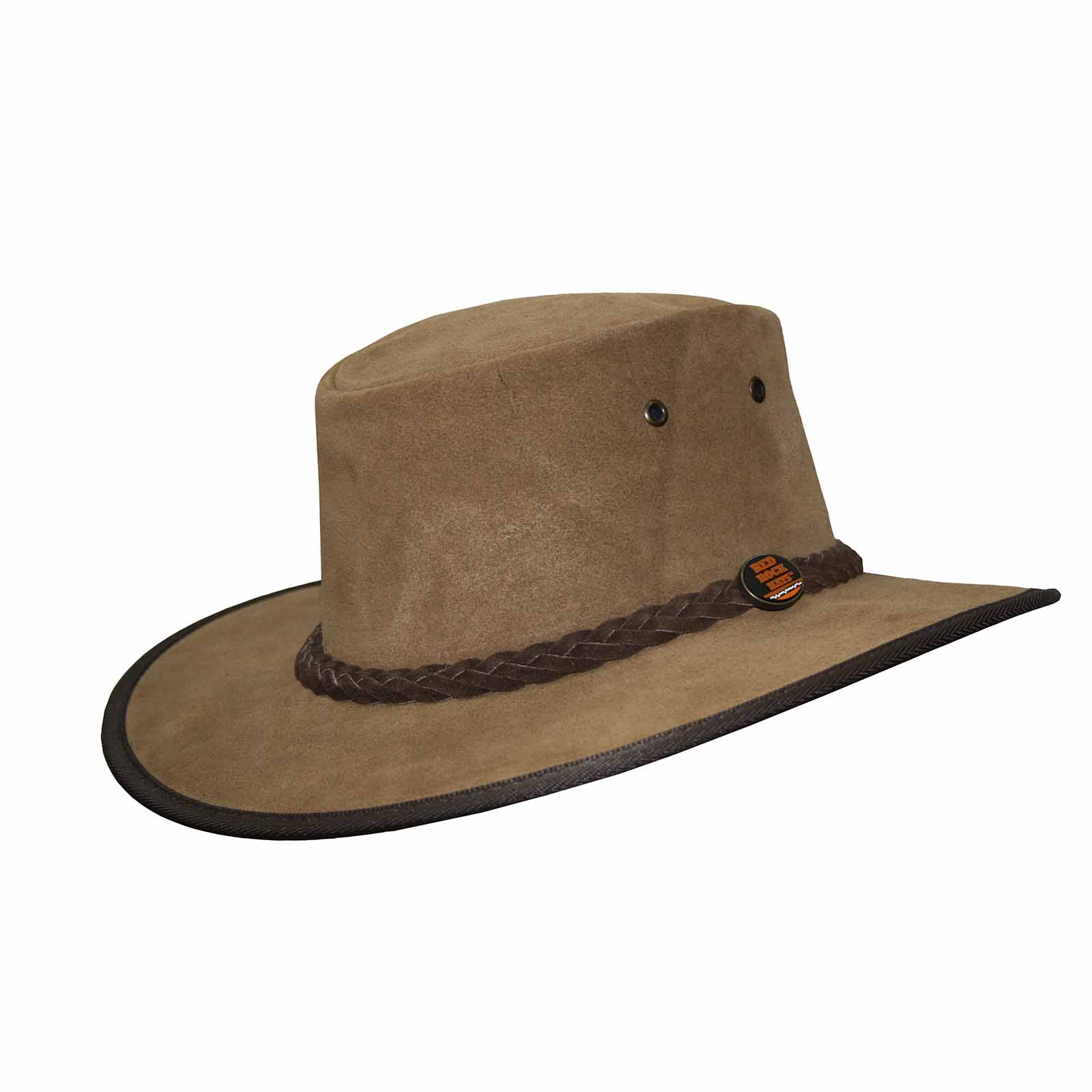 Hat Foldaway Suede Brown