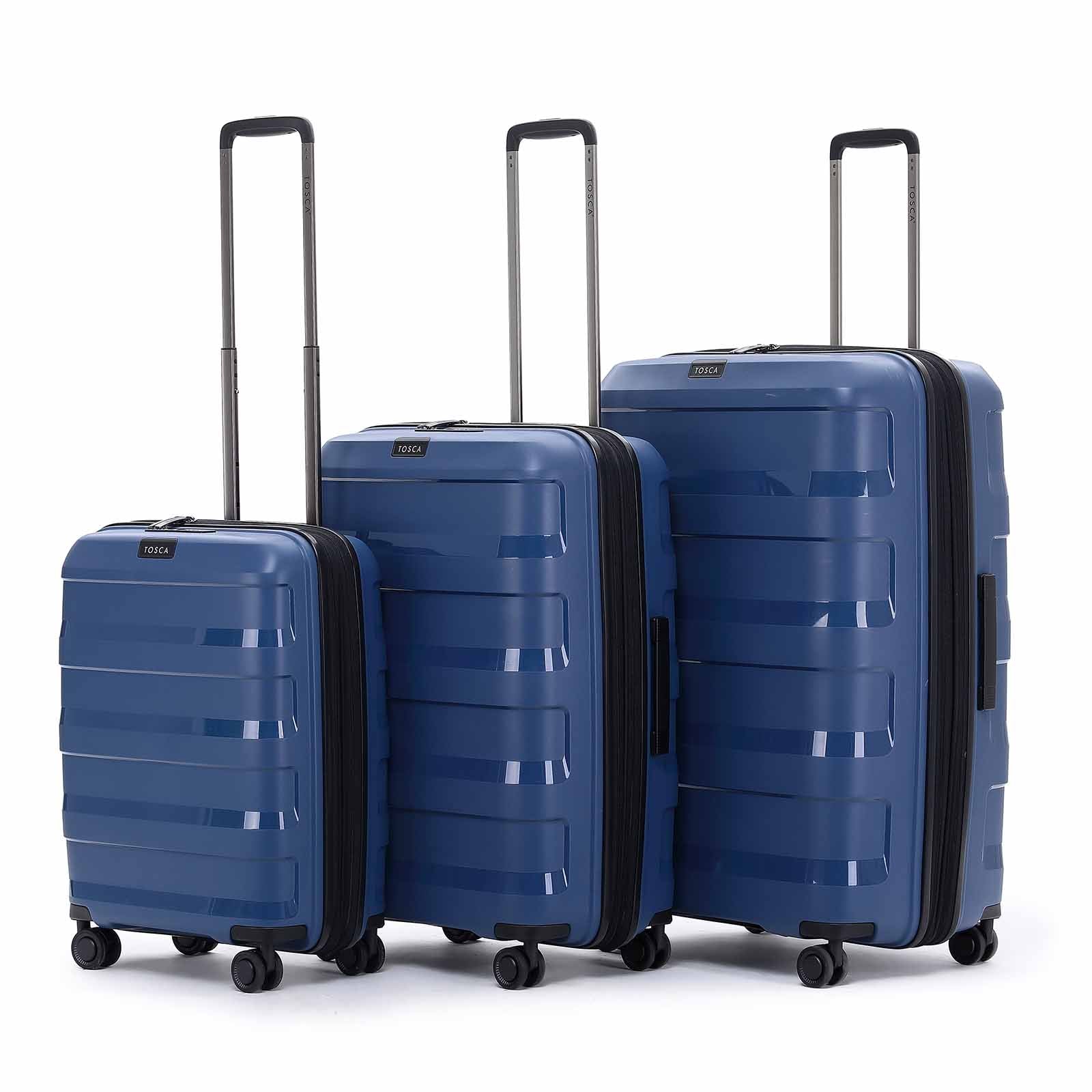 Tosca Comet 4 Wheel 78cm Large Suitcase Storm Blue