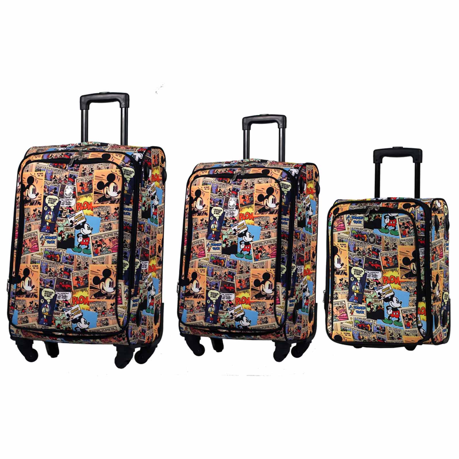 Disney Comic Soft 20 Inch Small Carry-On Suitcase