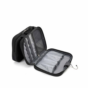 Tosca Essentials 13 Inch Toiletry Bag Deluxe Black