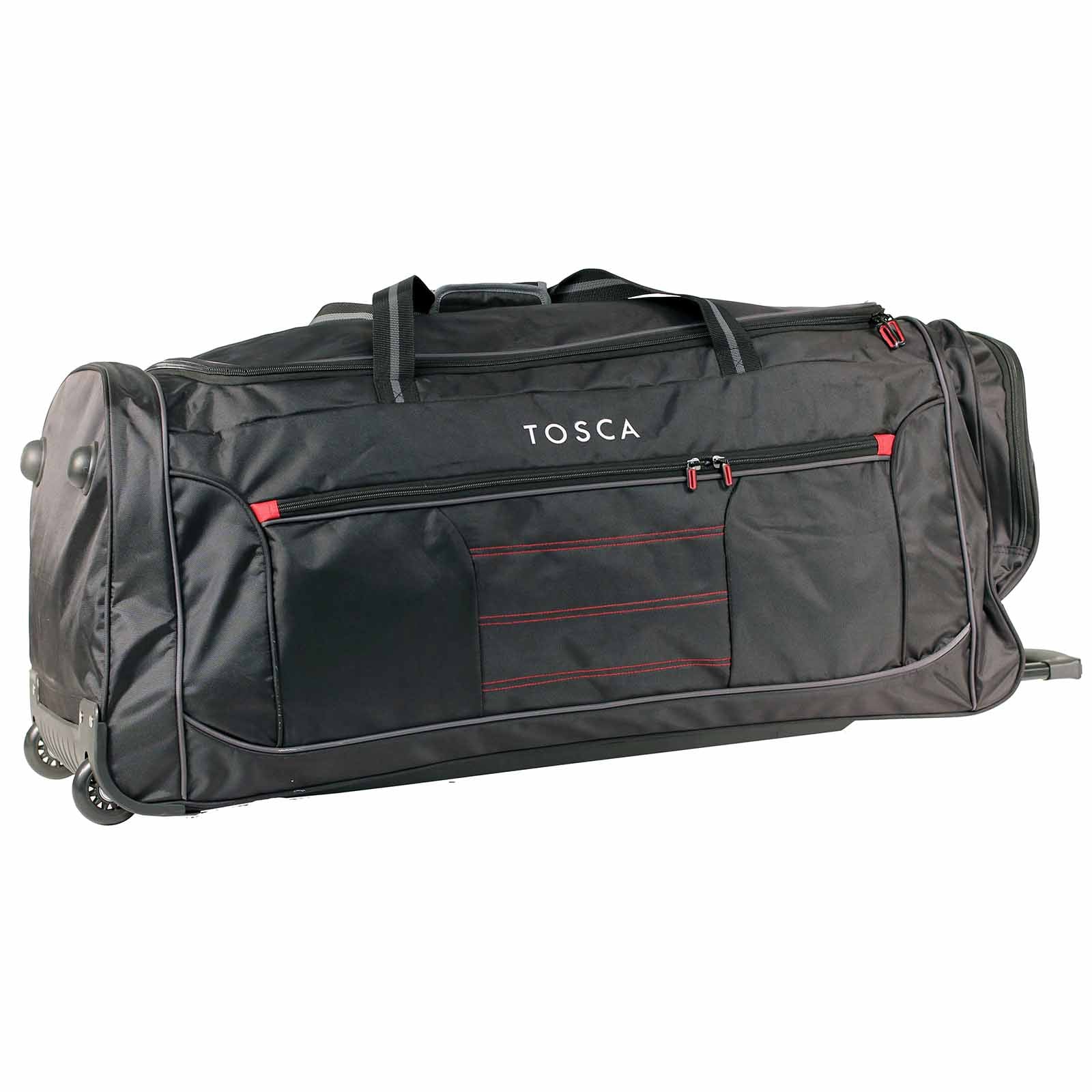 Tosca Jumbo Wheeled Duffel Bag Black