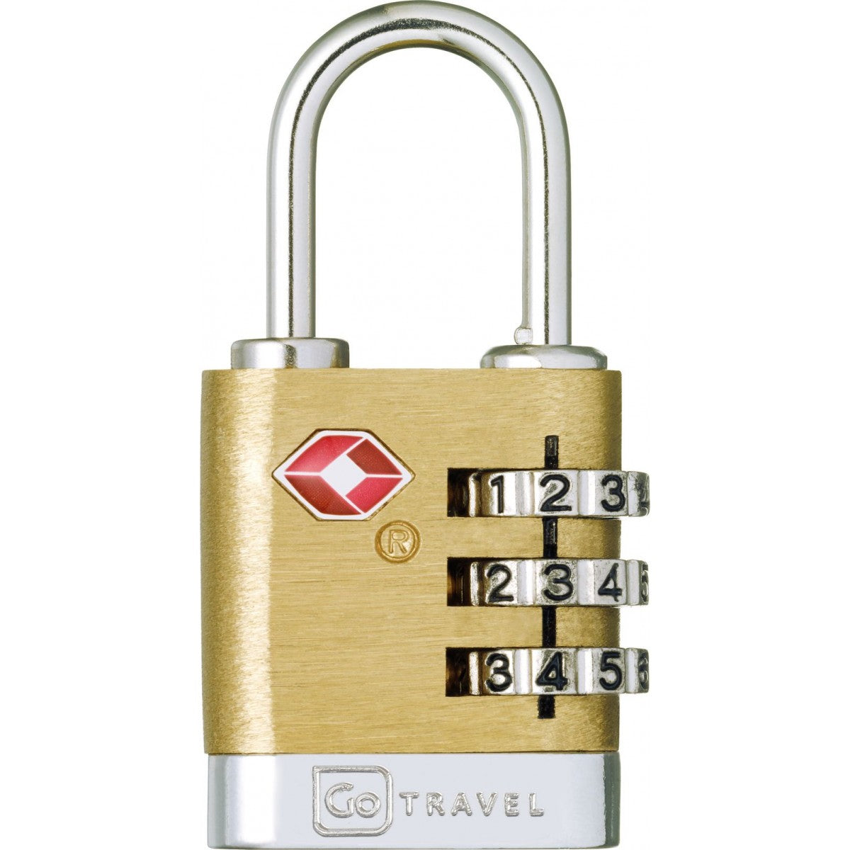 Go Travel Brass Travel Sentry Lock