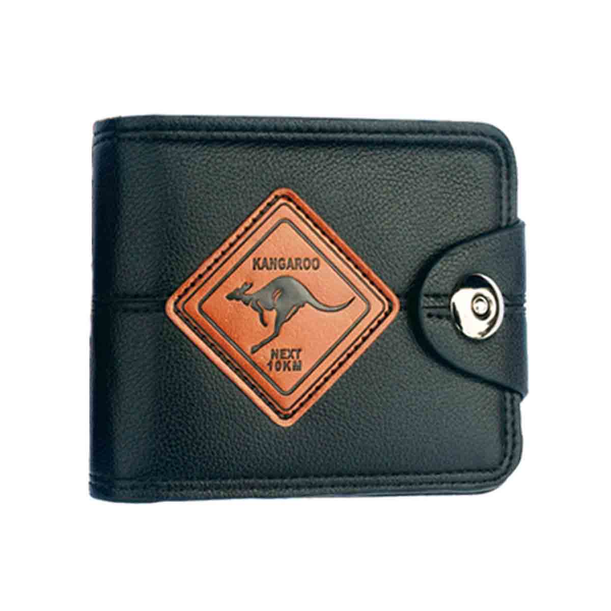 Wallet with Clip Road Sign Kangaroo