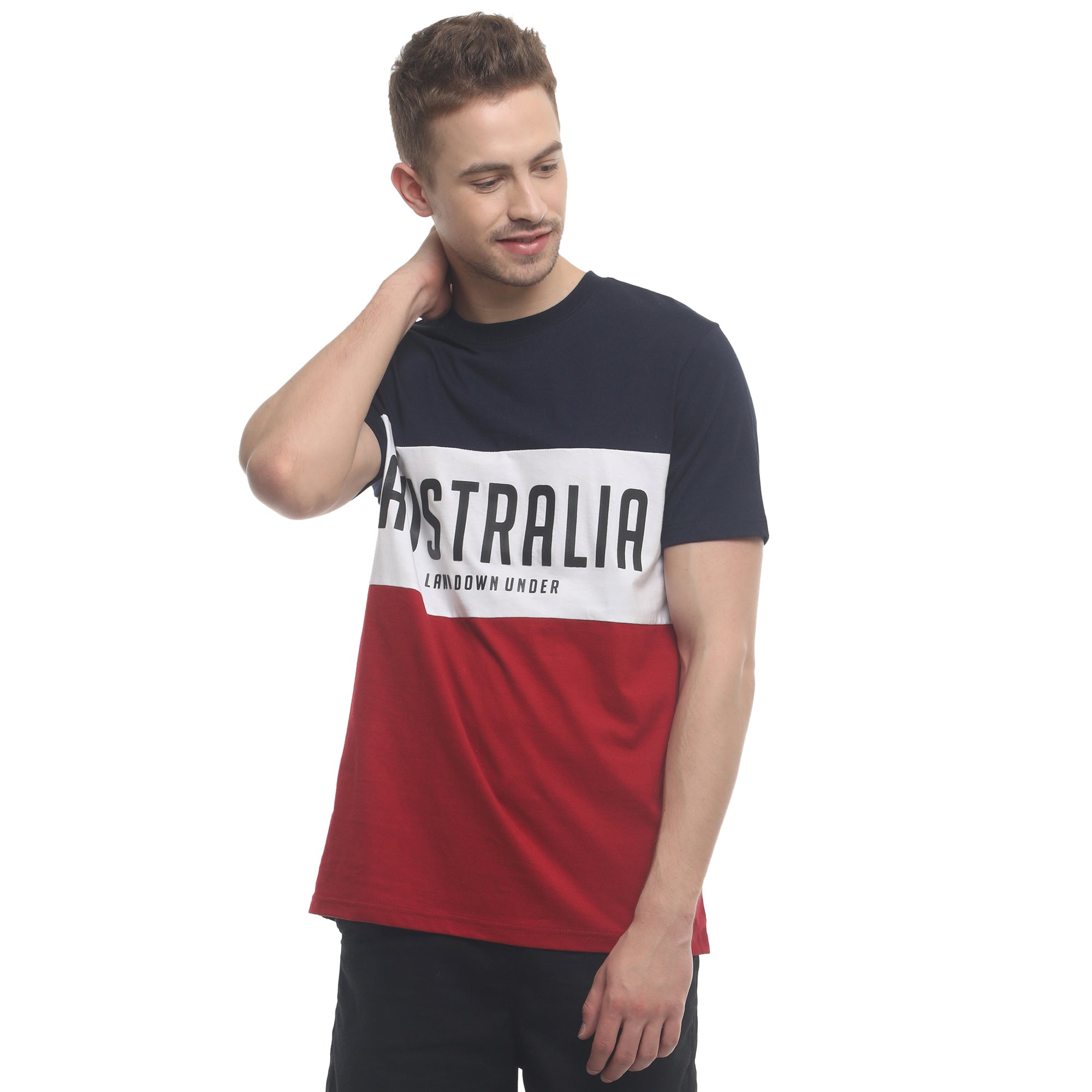 Australia Land Down Under Tricolour T-Shirt
