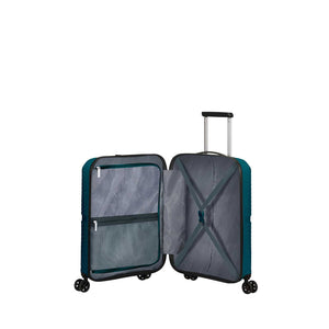 American-Tourister-Airconic-55cm-Carry-On-Suitcase-Deep-Ocean-Open