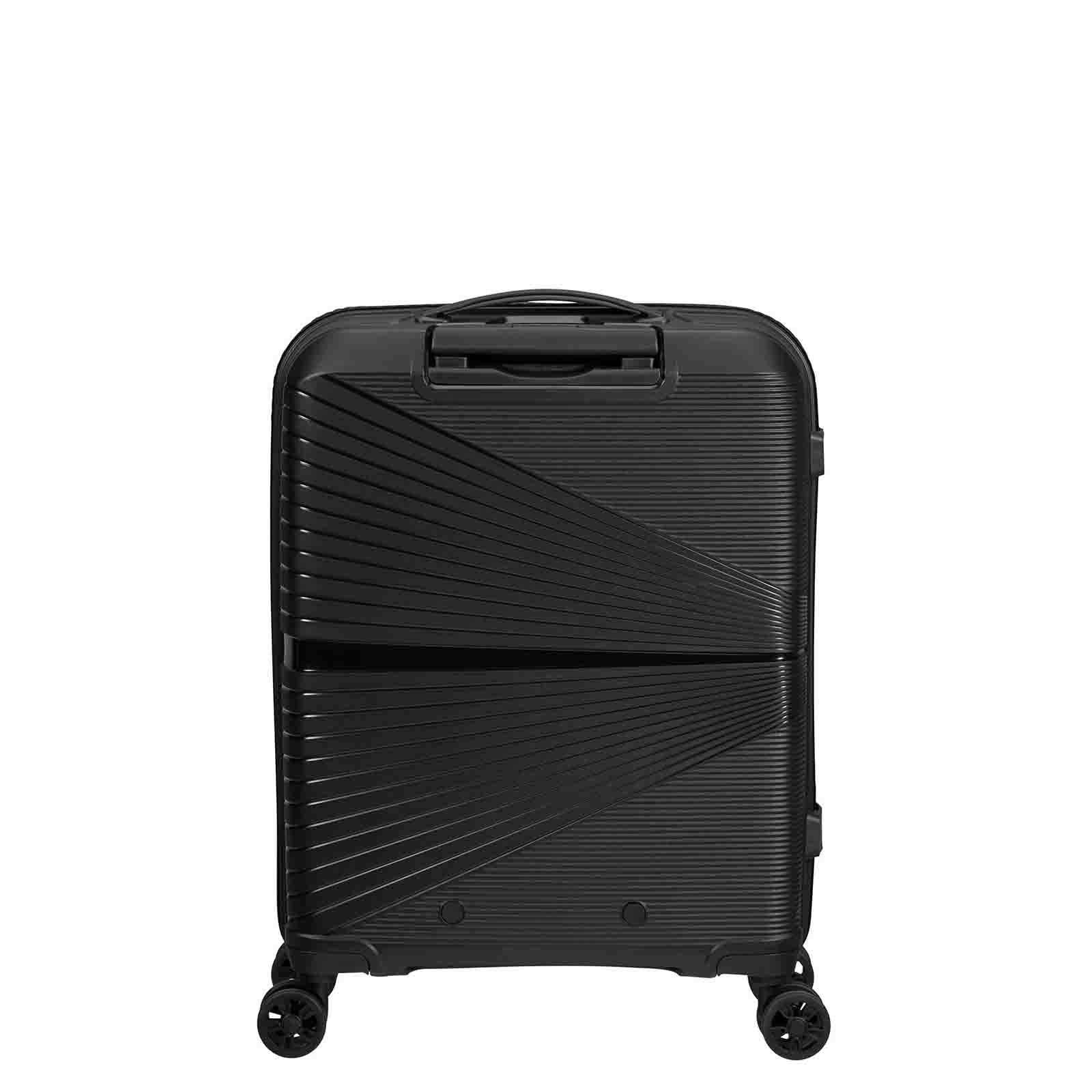 American-Tourister-Airconic-55cm-Suitcase-Front-Opening-Onyx-Black-Back