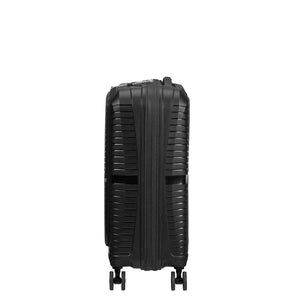 American-Tourister-Airconic-55cm-Suitcase-Front-Opening-Onyx-Black-Side-RH