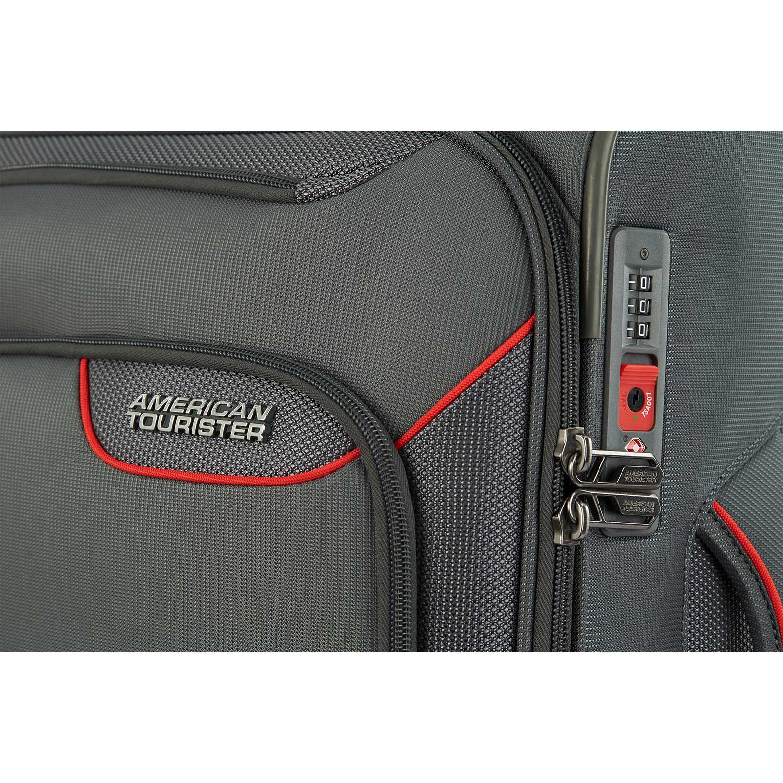 American-Tourister-Applite-4-Eco-50cm-Carry-On-Suitcase-Grey-Red-Logo