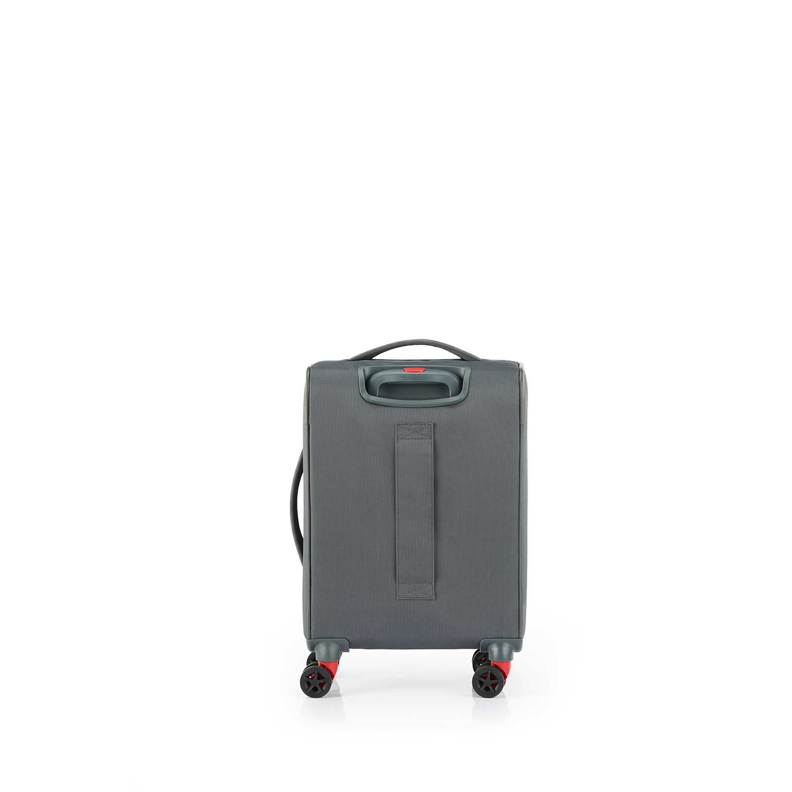 American-Tourister-Applite-4-Eco-55cm-Carry-On-Suitcase-Grey-Red-Smart-Sleeve