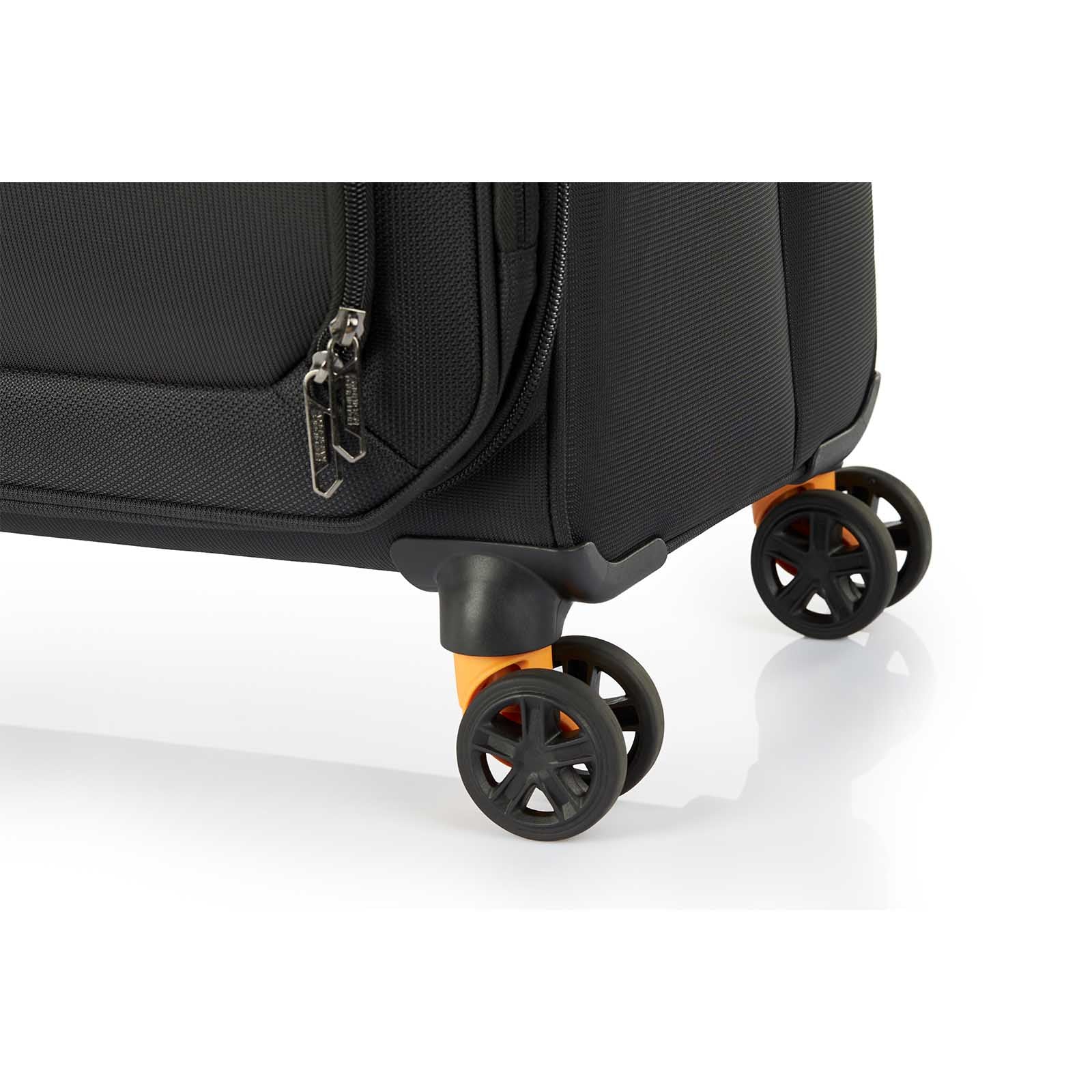 American-Tourister-Applite-4-Eco-71cm-Suitcase-Black-Mustard-Wheels