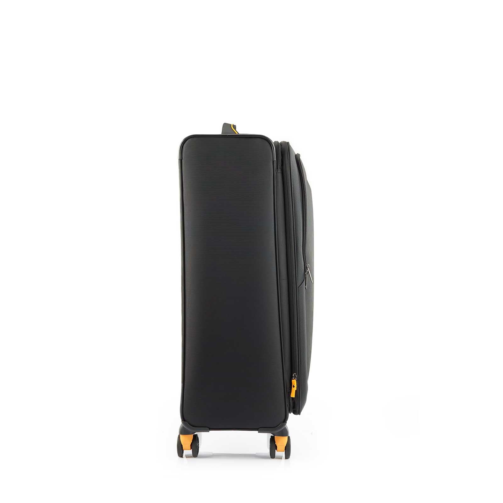 American-Tourister-Applite-4-Eco-82cm-Suitcase-Black-Mustard-Side
