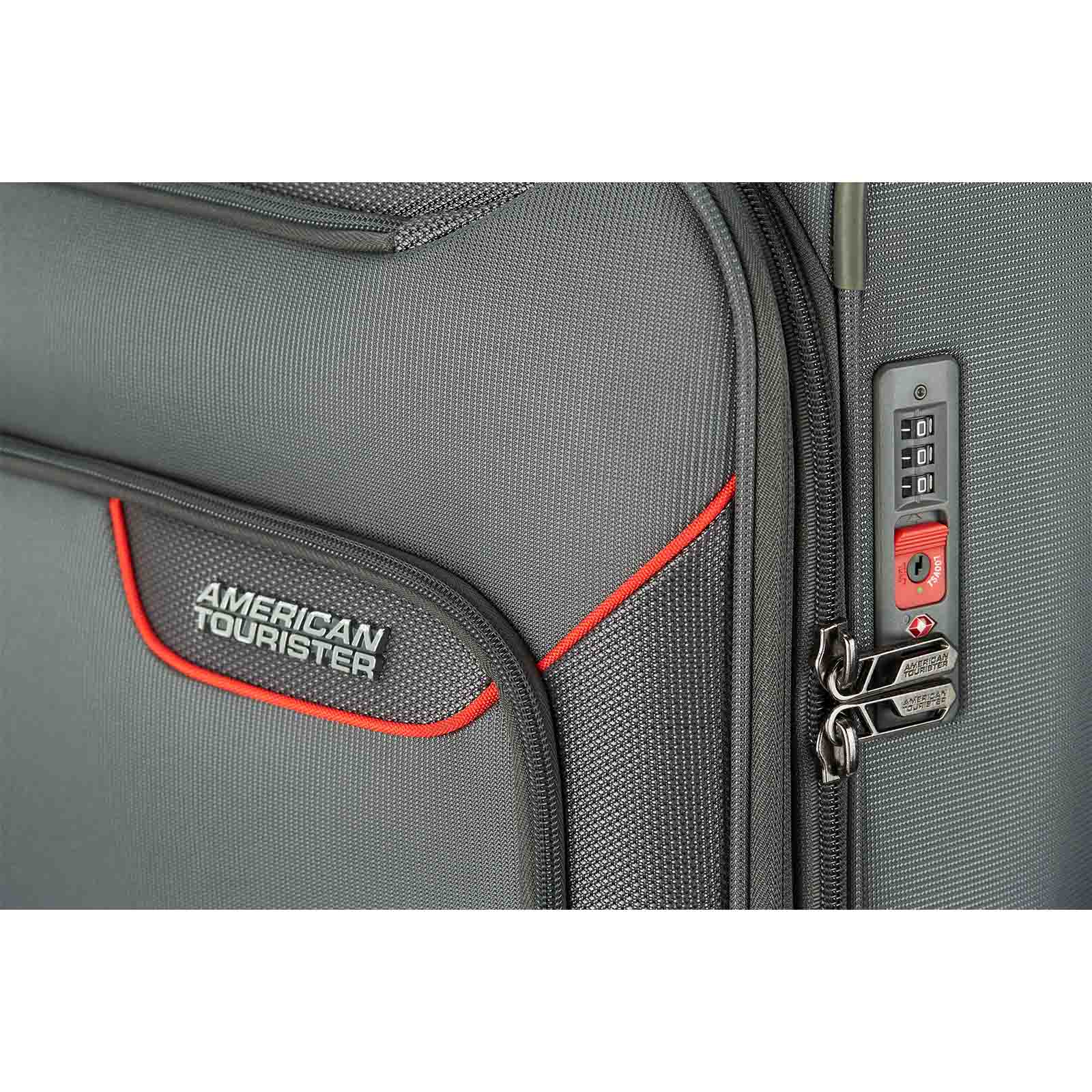 American-Tourister-Applite-4-Eco-82cm-Suitcase-Grey-Red-Lock