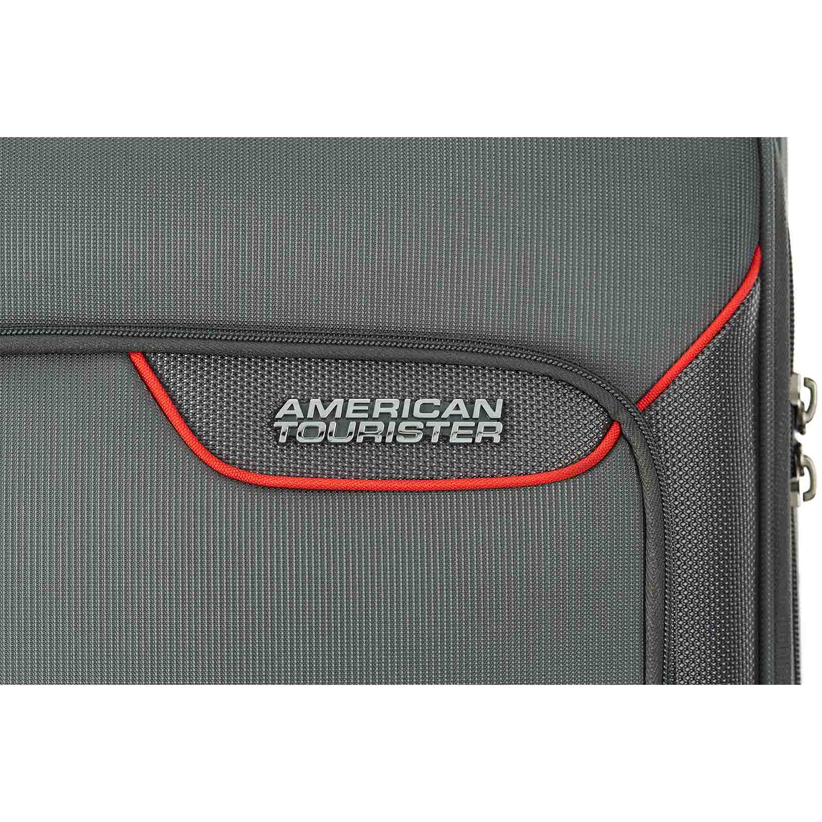 American-Tourister-Applite-4-Eco-82cm-Suitcase-Grey-Red-Logo