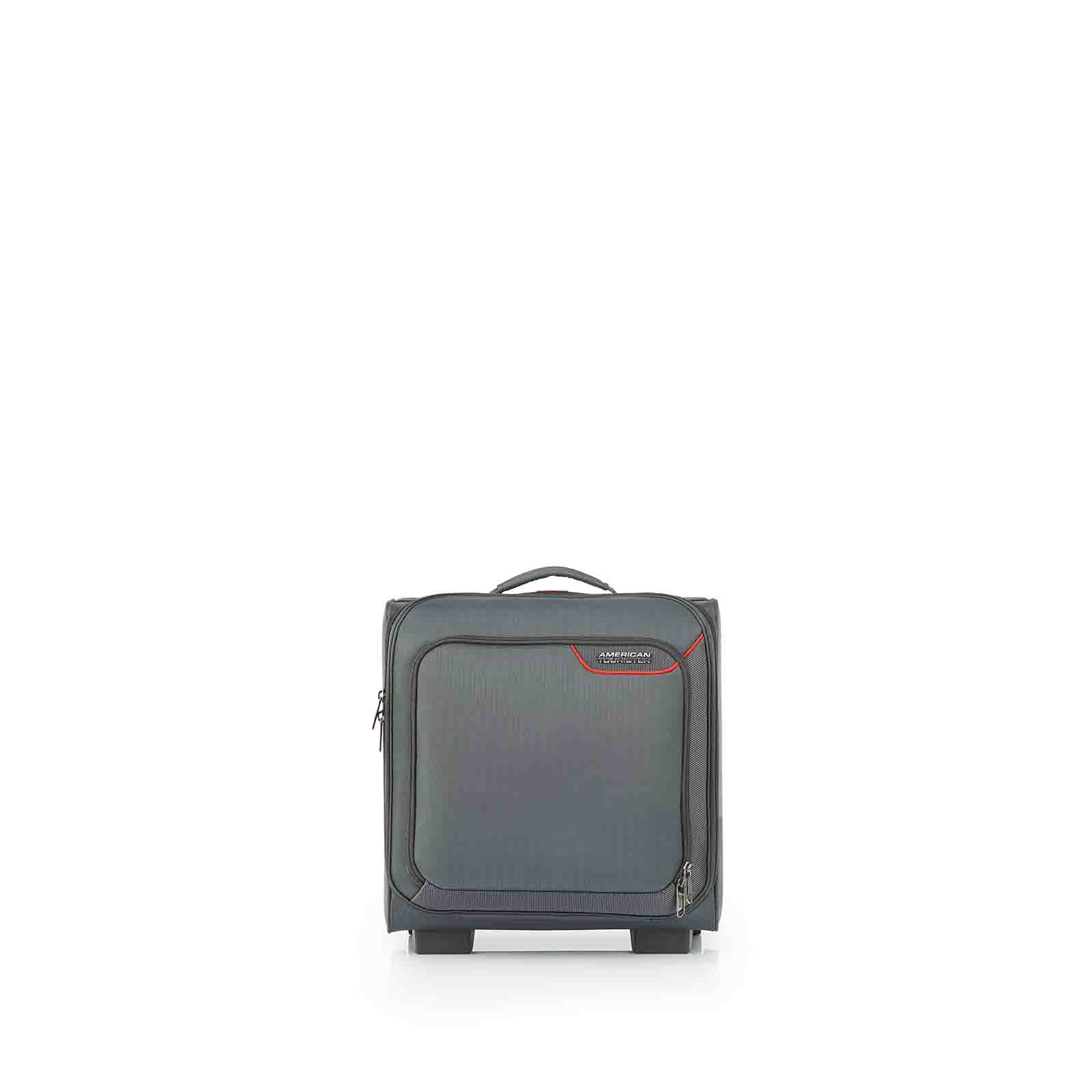 American-Tourister-Applite-4-Eco-Underseater-Suitcase-Grey-Red-Front