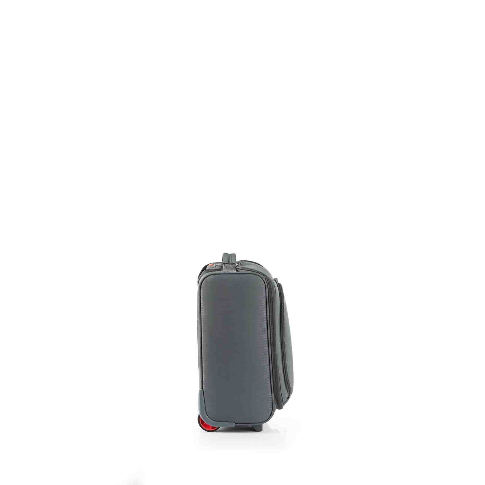 American-Tourister-Applite-4-Eco-Underseater-Suitcase-Grey-Red-Side-LH