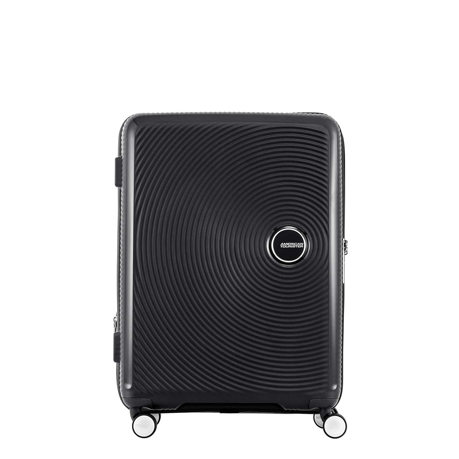American-Tourister-Curio-2-69cm-Suitcase-Black-Front