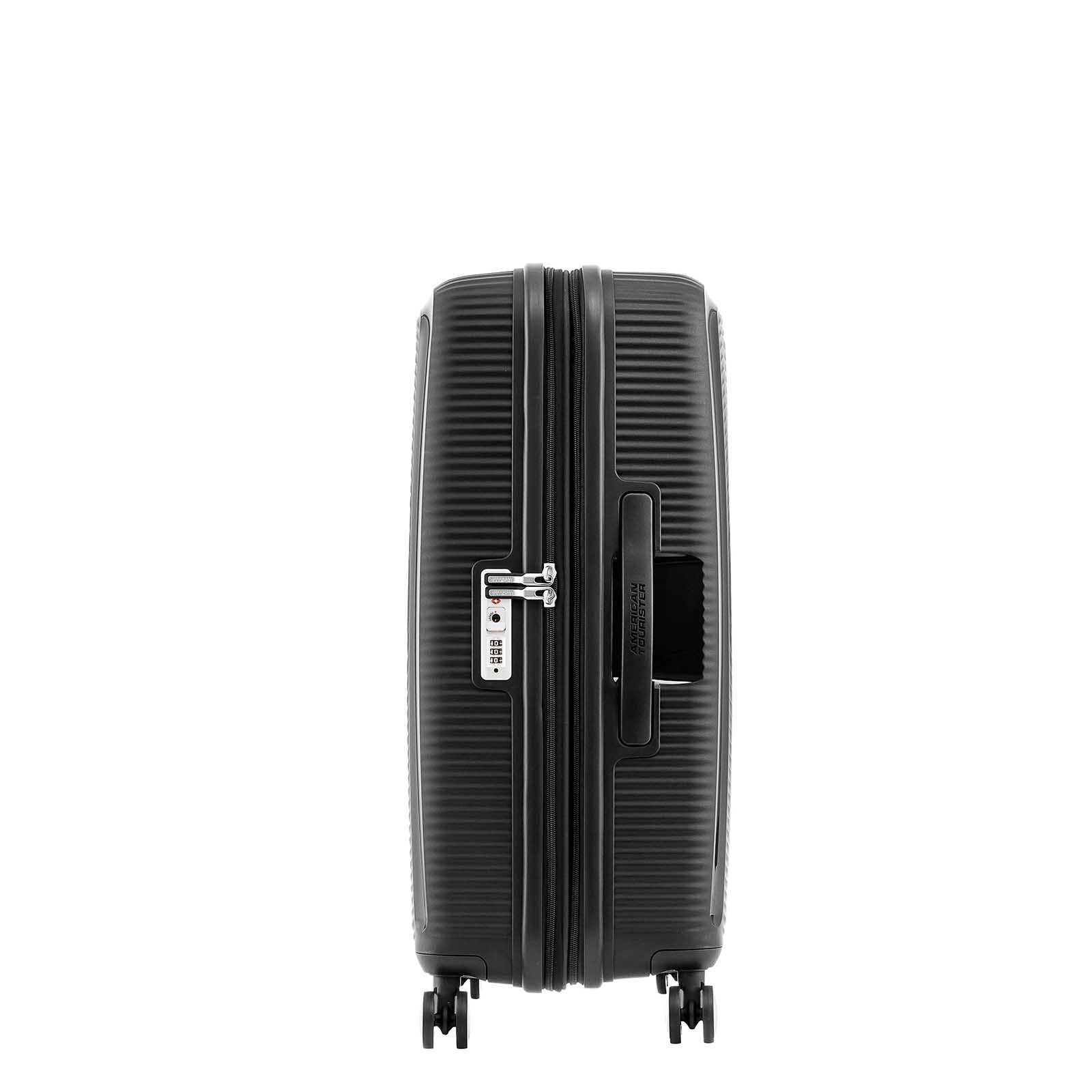 American-Tourister-Curio-2-69cm-Suitcase-Black-SIde-RH