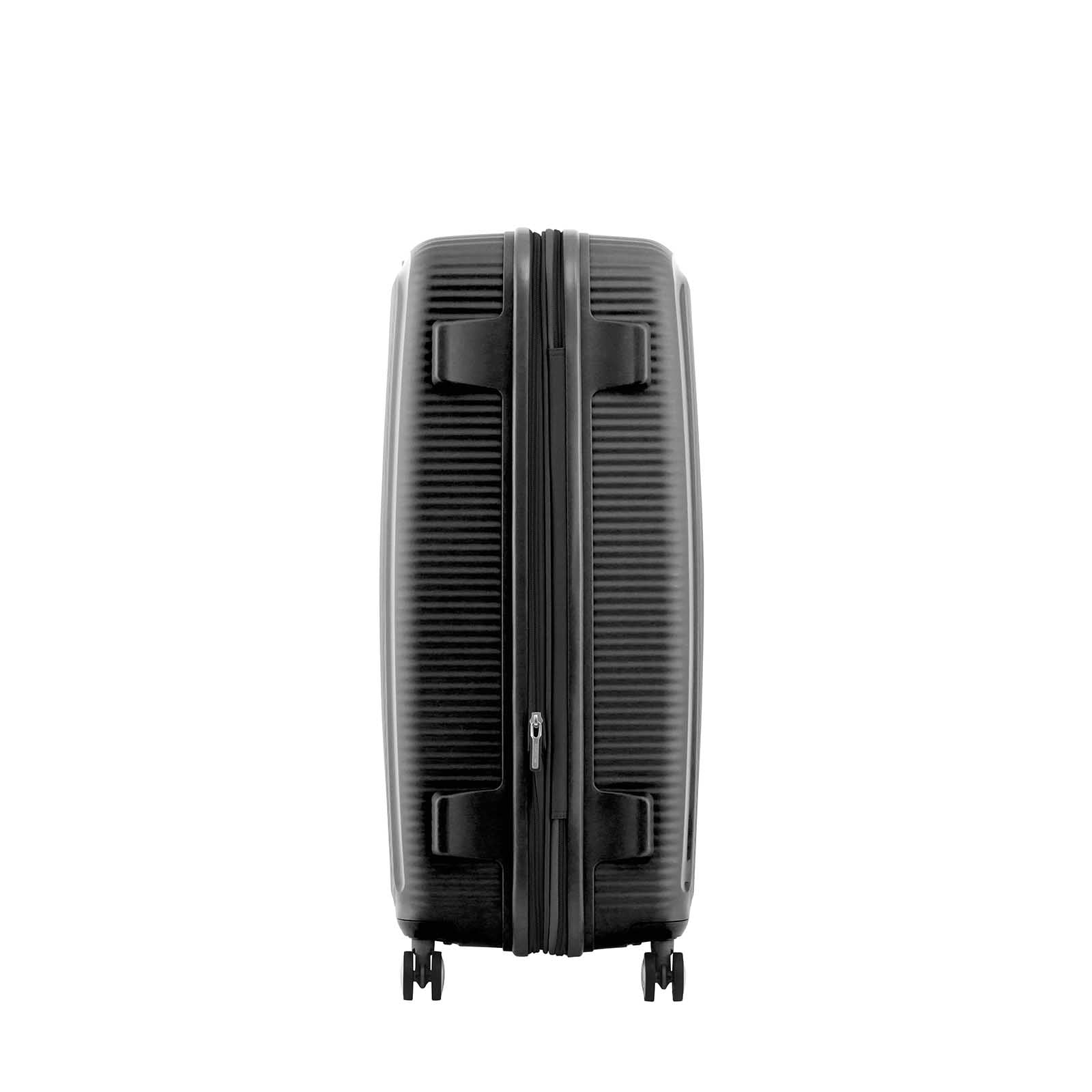 American-Tourister-Curio-2-80cm-Suitcase-Black-Side-LH