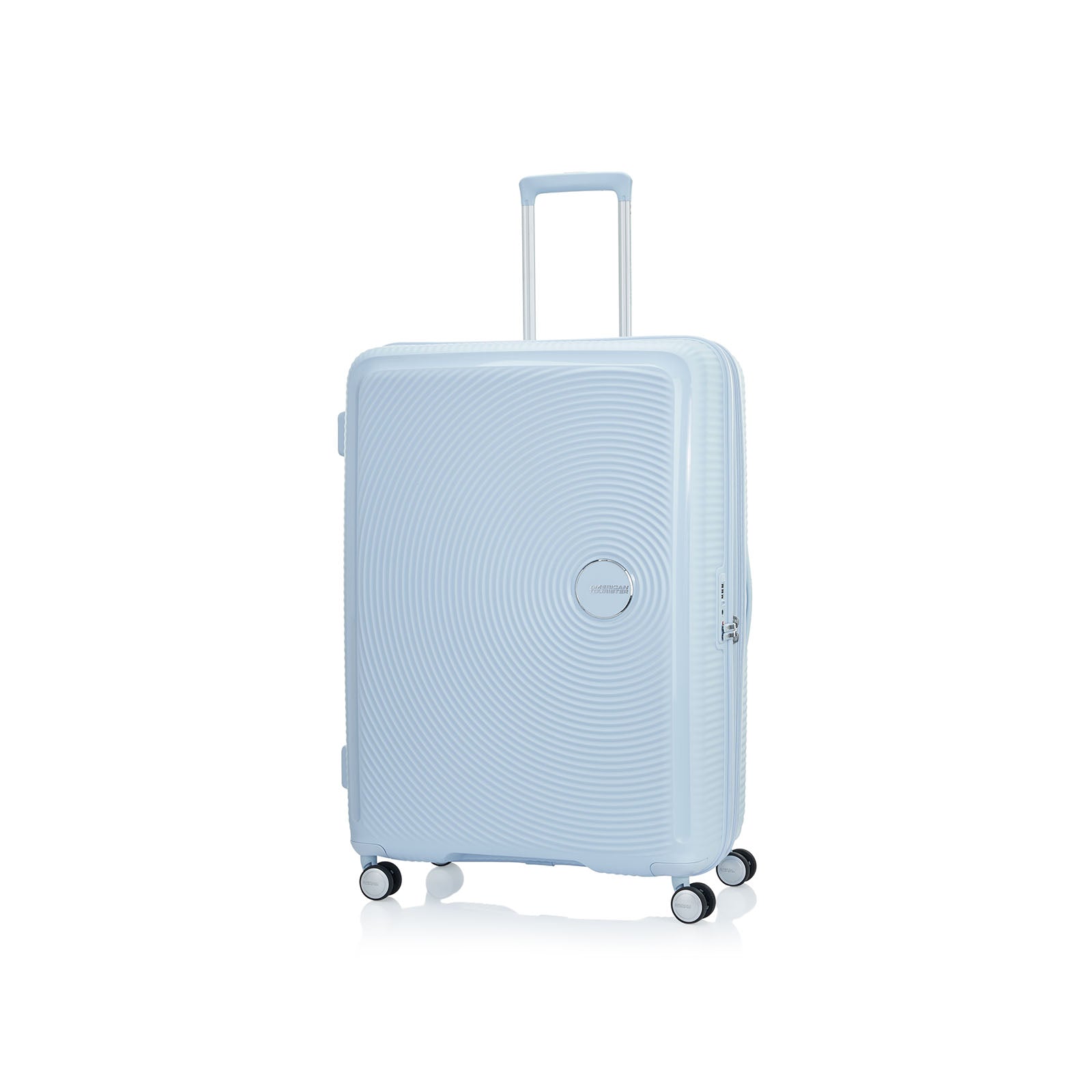 American-Tourister-Curio-2-80cm-Suitcase-Powder-Blue-Front-Angle