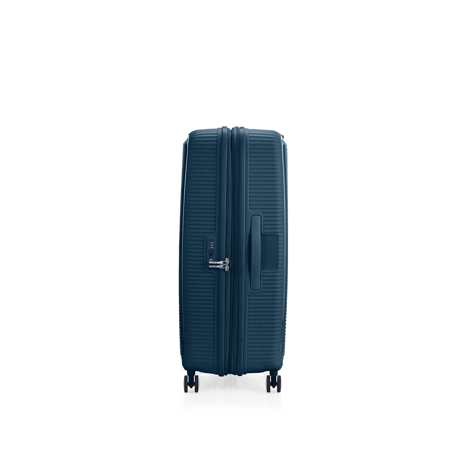 American-Tourister-Curio-2-80cm-Suitcase-Varisty-Green-Side-Handle