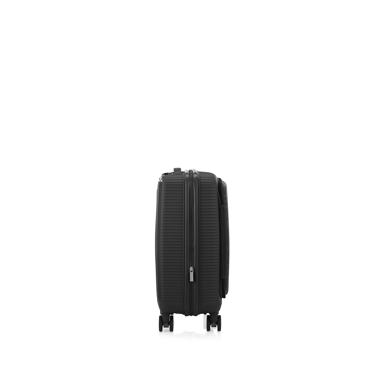 American-Tourister-Curio-Book-Opening-55cm-Carry-On-Suitcase-Black-Side