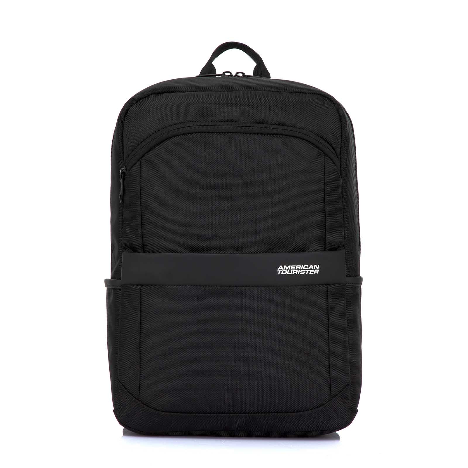 American-Tourister-Kamden-15-Inch-Laptop-Backpack-Black-Front