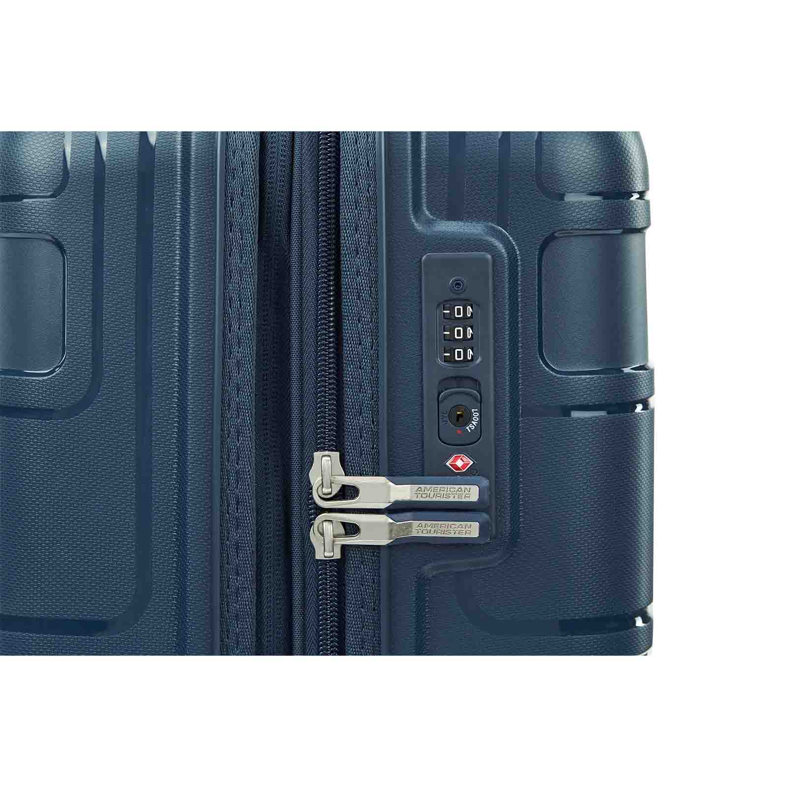 American-Tourister-Light-Max-55cm-Carry-On-Suitcase-Navy-Lock