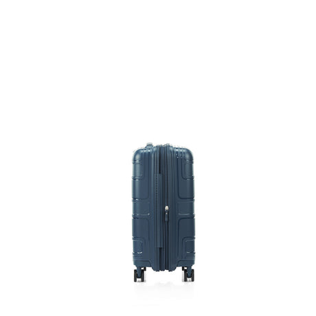 American-Tourister-Light-Max-55cm-Carry-On-Suitcase-Navy-Side