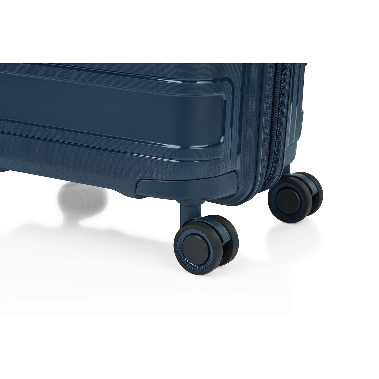 American-Tourister-Light-Max-55cm-Carry-On-Suitcase-Navy-Wheels