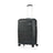 American-Tourister-Light-Max-69cm-Suitcase-Black-Front-Angle